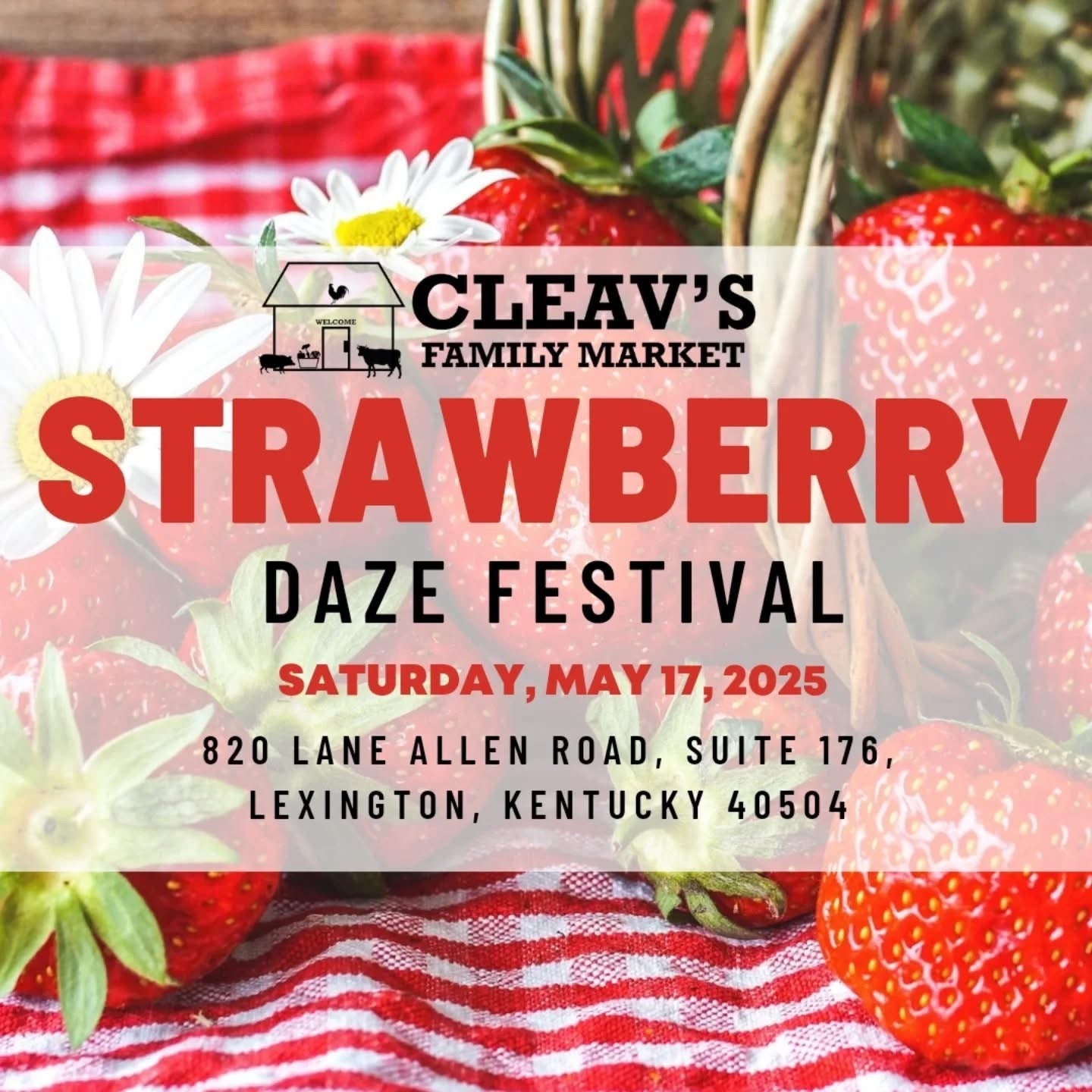 2025 Strawberry Daze Festival Saturday, May 17, 2025 Black Soil KY
